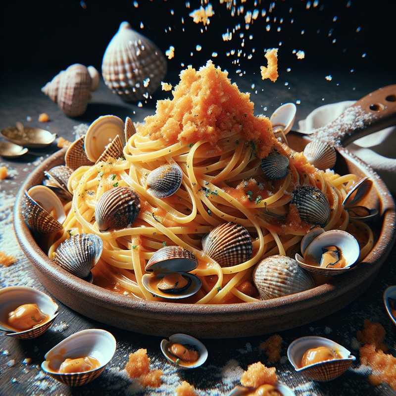 Tagliolini with Clams and Bottarga