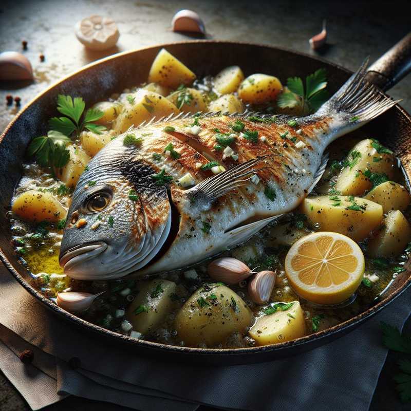 John Dory in the pan