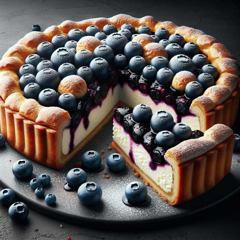 Ricotta and Blueberry Tart