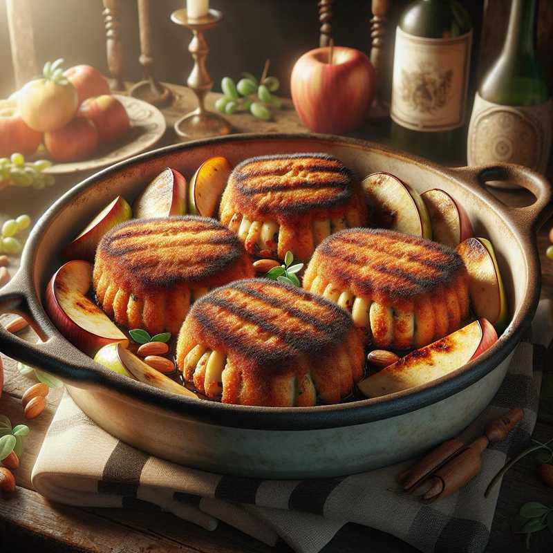 Stuffed Apple Cutlets