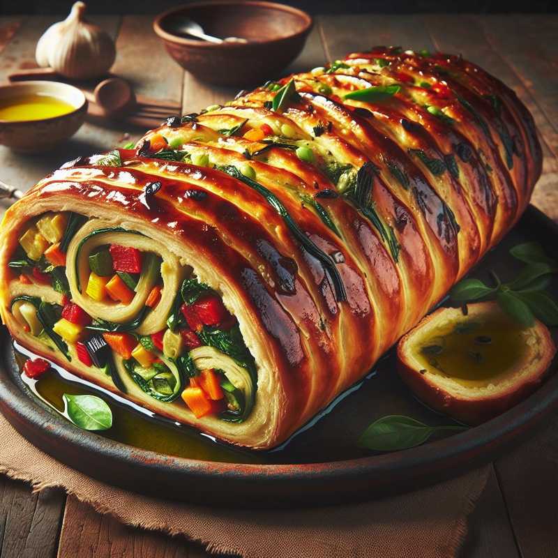 Savory Vegetarian Log