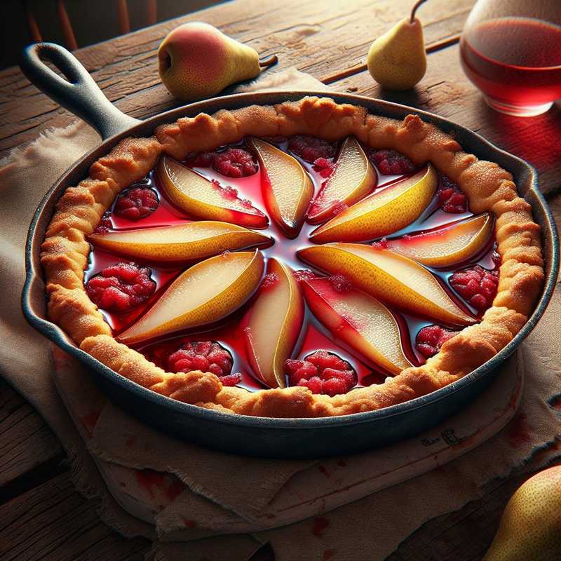 Pear and Alchermes Cake