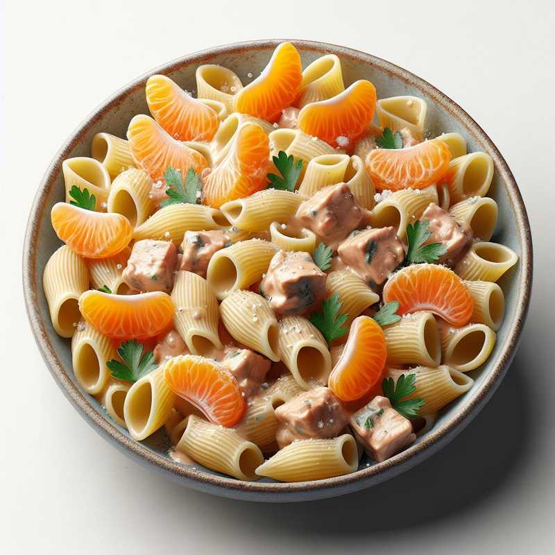 Ridged Snails with Tuna and Mandarin