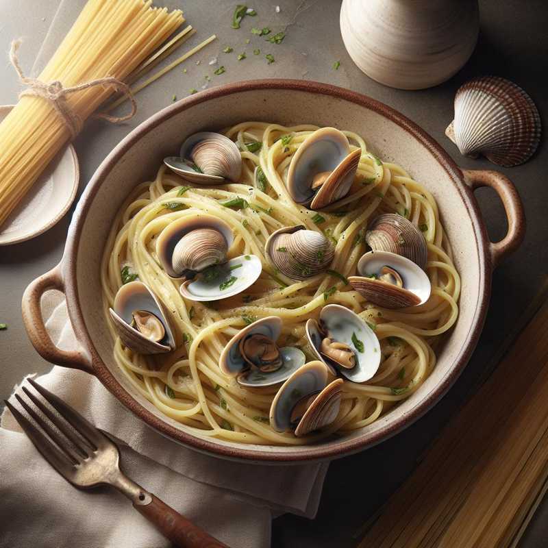 Spaghetti with Razor Clams