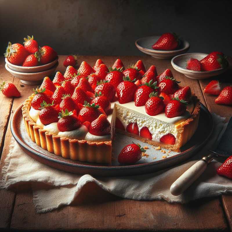 Ricotta and Strawberry Cake