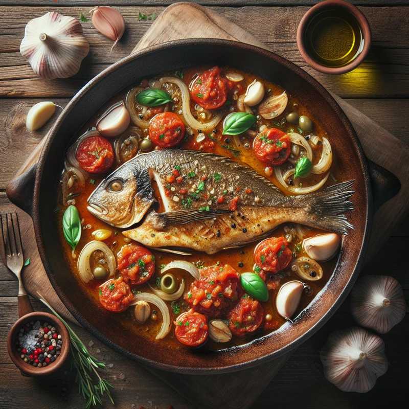 Plaice alla pizzaiola