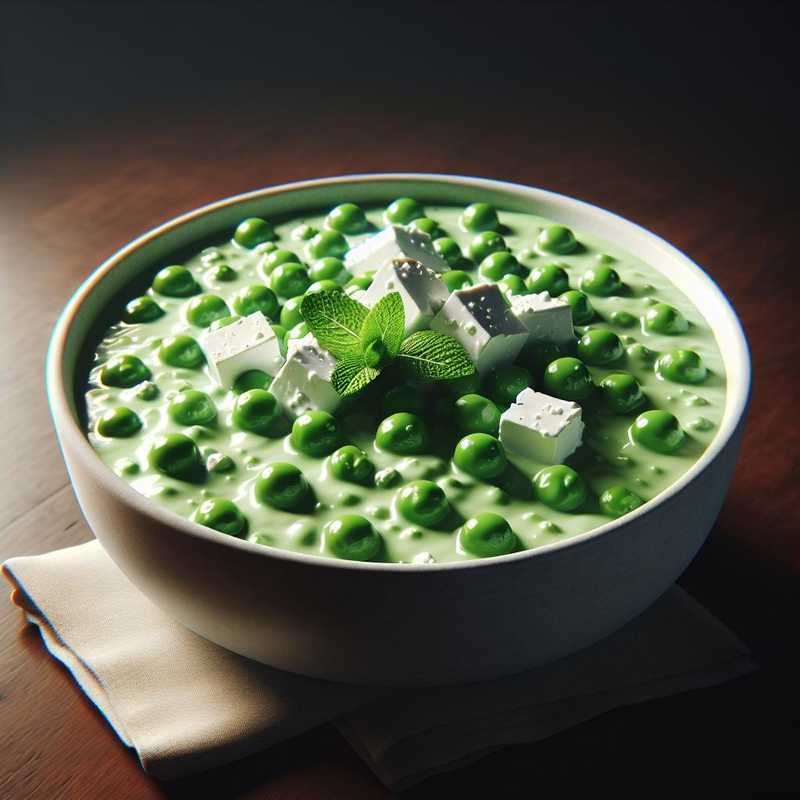 Cold Pea and Feta Cream