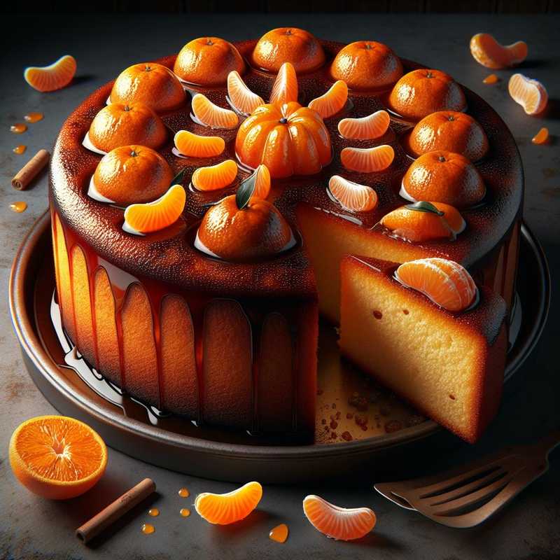 Upside-Down Tangerine Cake