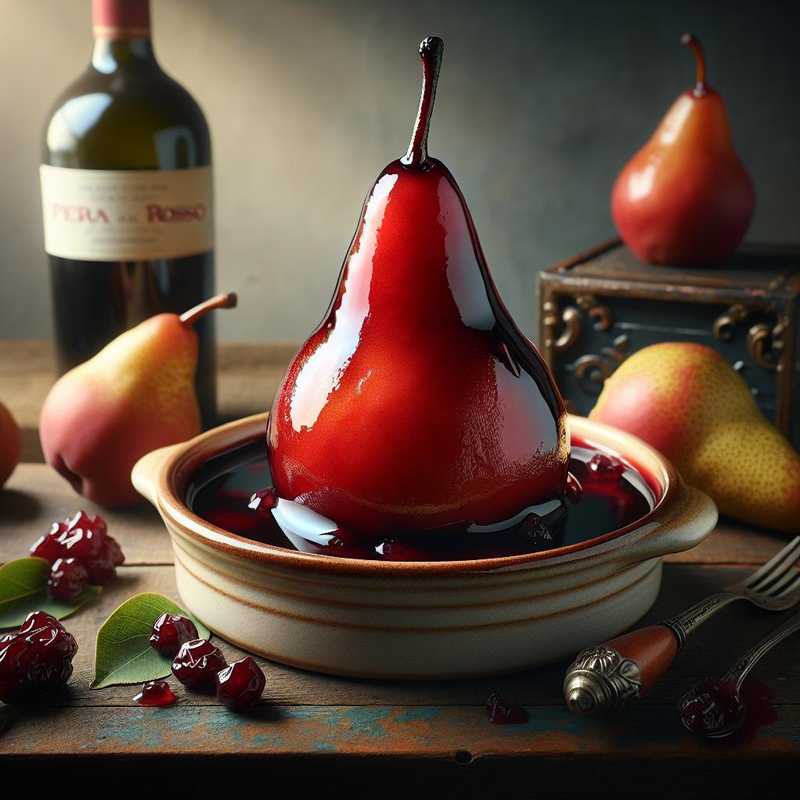 Pears in Red Wine