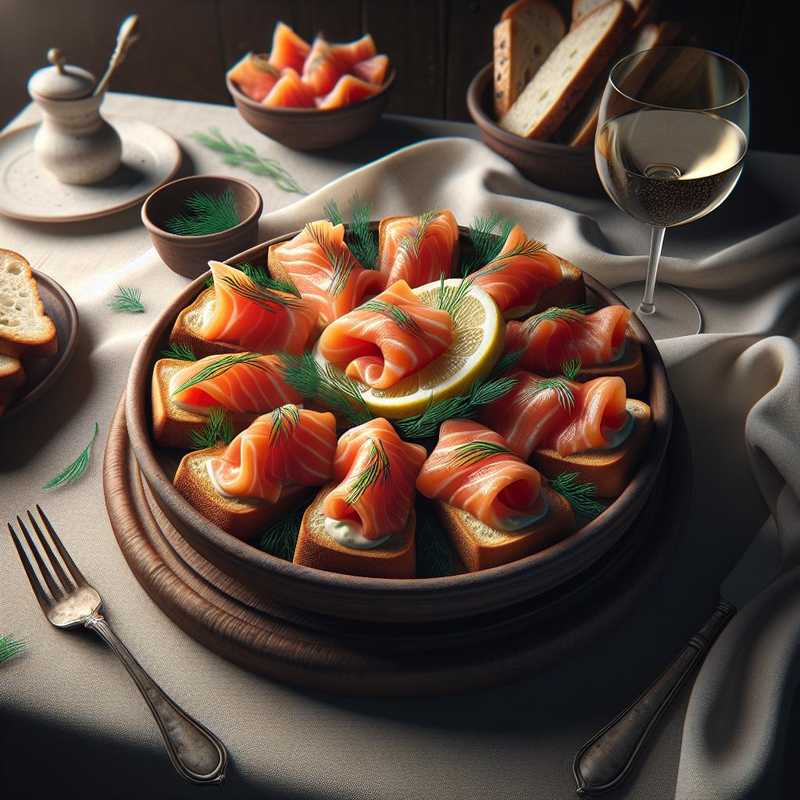 Salmon Crostini