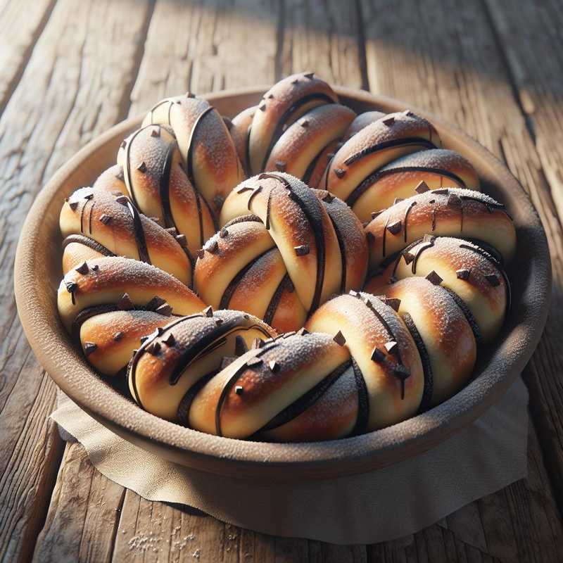 Ricotta and Chocolate Braids