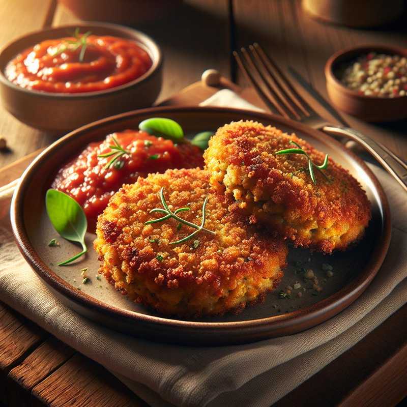 Cannellini Bean Cutlets with Crispy Breading
