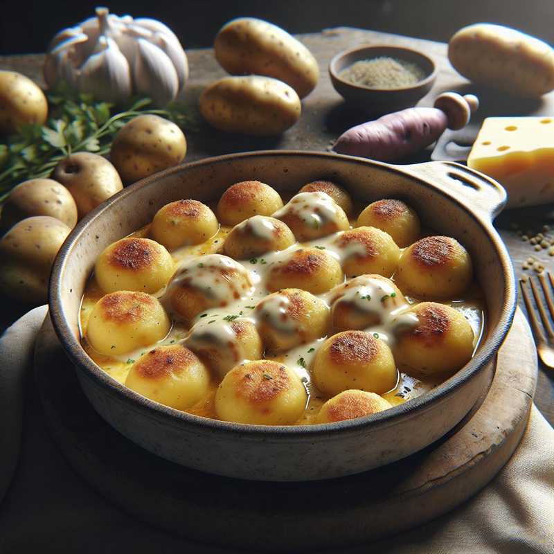 Potato and Gorgonzola Dumplings