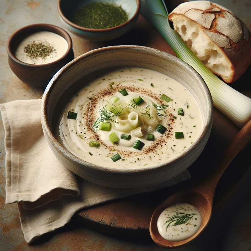 Fennel and Leek Cream Soup