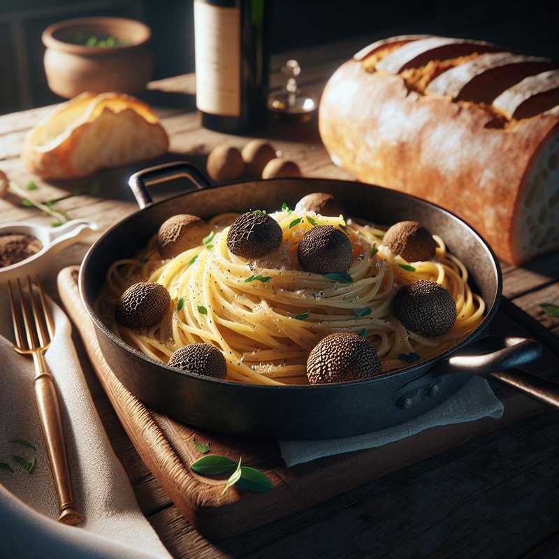 Spaghetti alla Chitarra con Tartufo