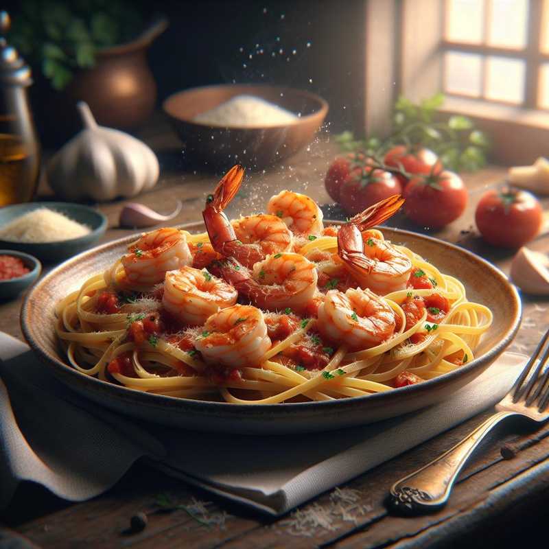 Linguine with Scampi