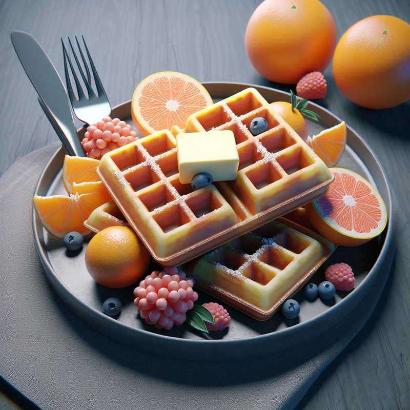 Waffle senza burro