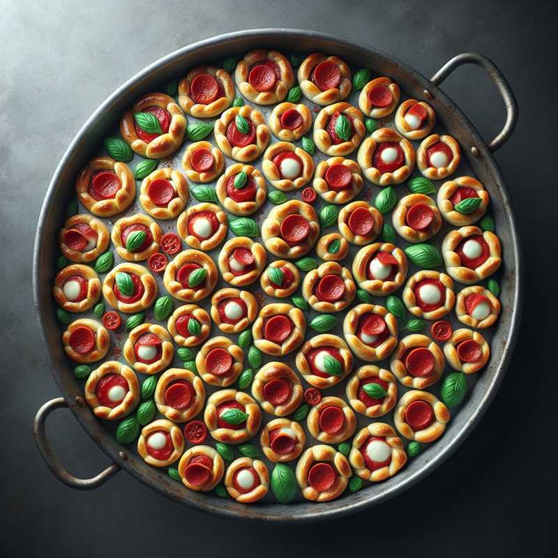 Red Puff Pastry Mini Pizzas