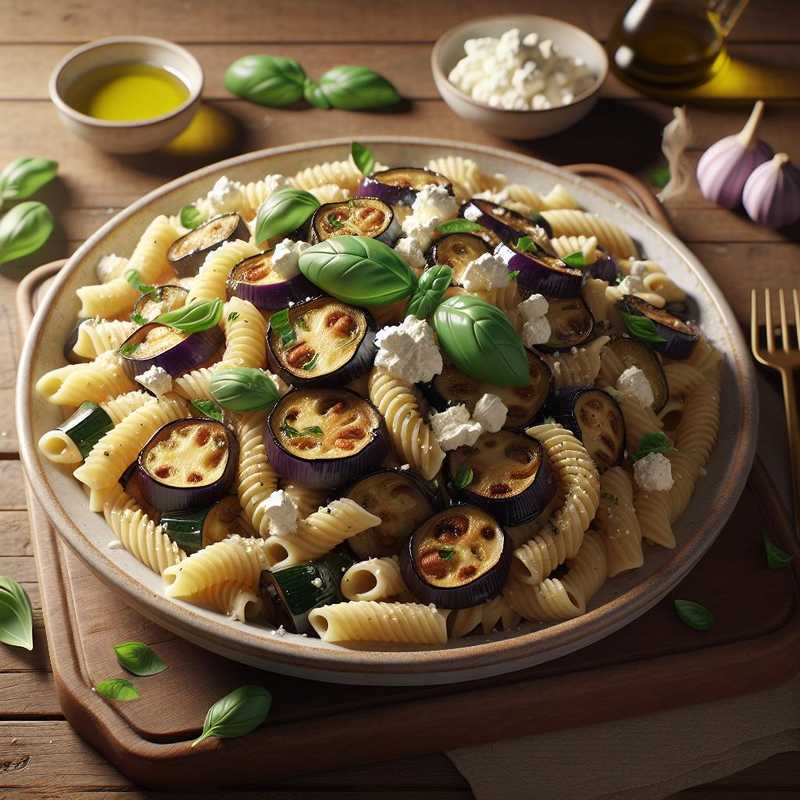 Pasta with Eggplant and Salted Ricotta