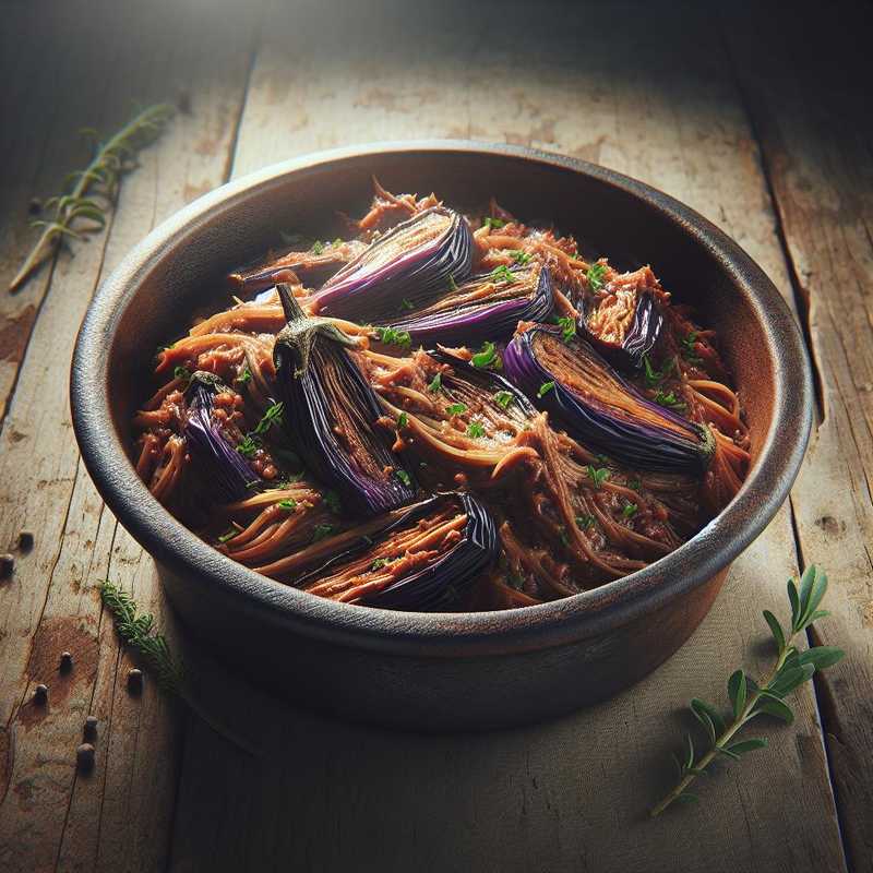 Pulled aubergine
