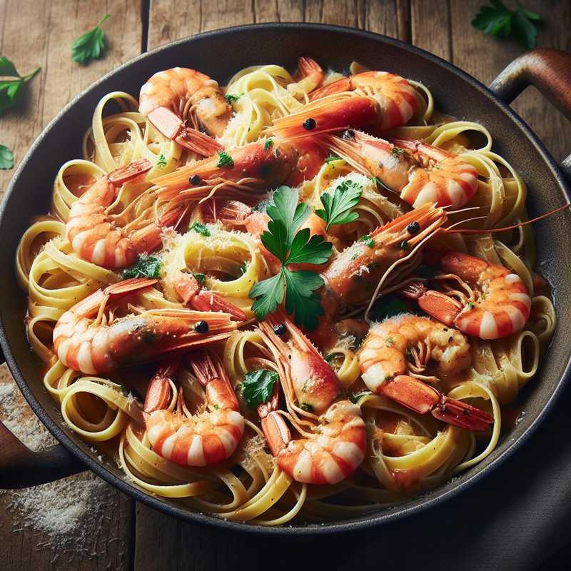 Linguine with Scampi Sauce