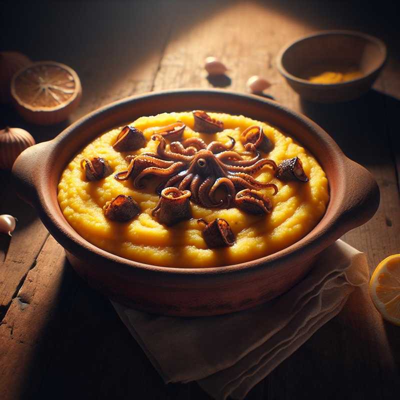 Polenta with Baby Cuttlefish