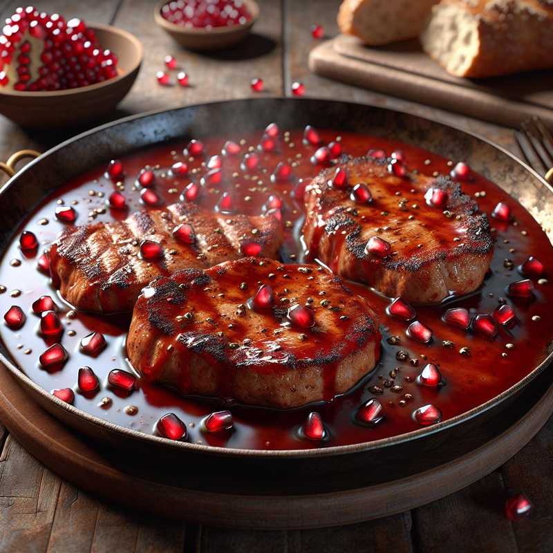Veal Scaloppine with Pomegranate