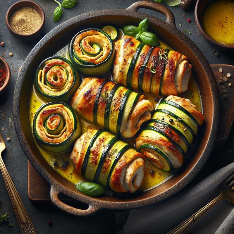 Chicken Rolls with Zucchini