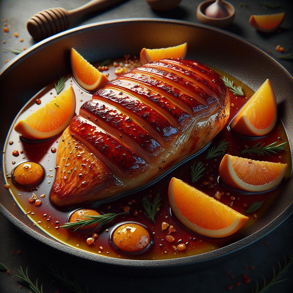 Orange-glazed Duck Breast - Home