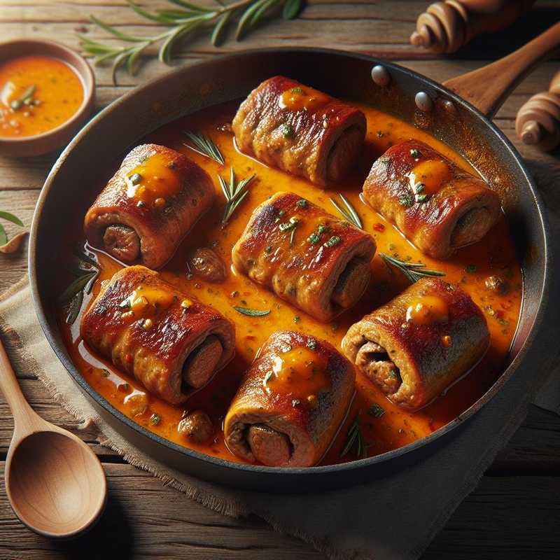 Braciole in salsa all'arancia