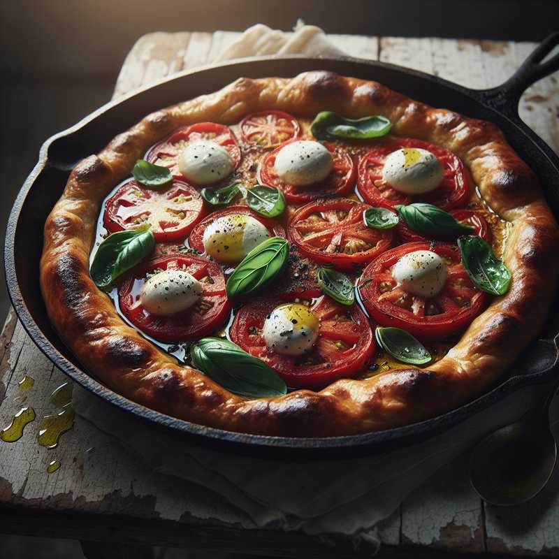 Caprese savory pie
