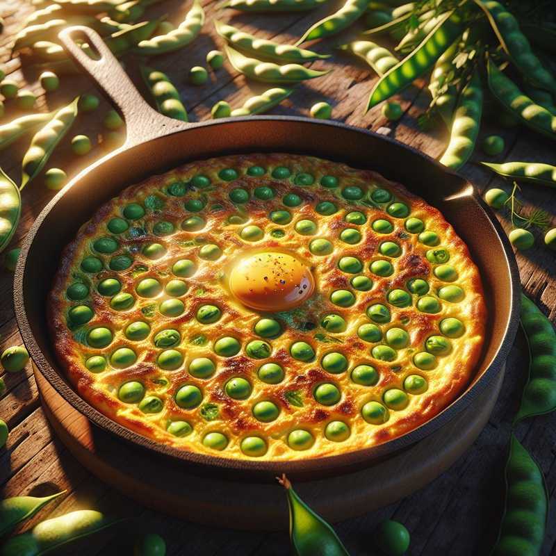 Frittata di scorze di fave