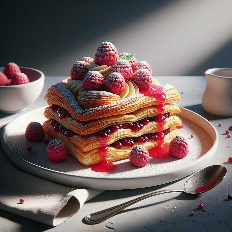 Raspberry Mille-Feuille