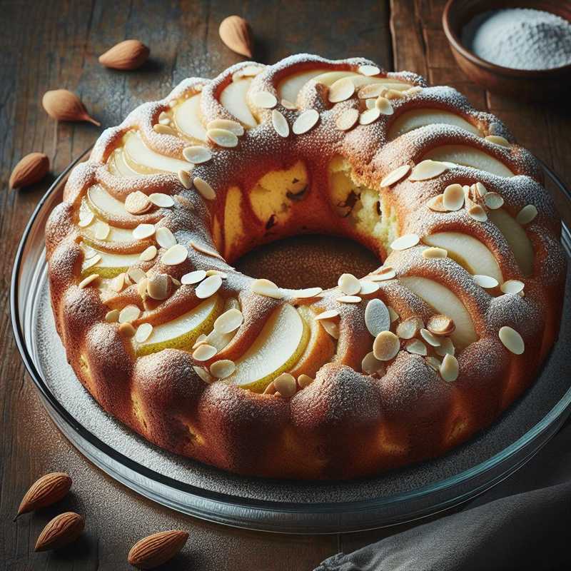 Pear and Almond Ciambellone