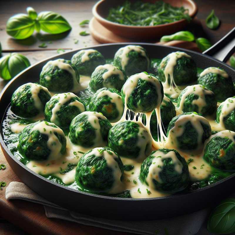 Melting Spinach Meatballs