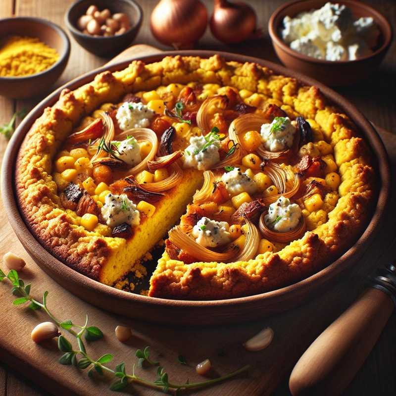 Savory Polenta Tart