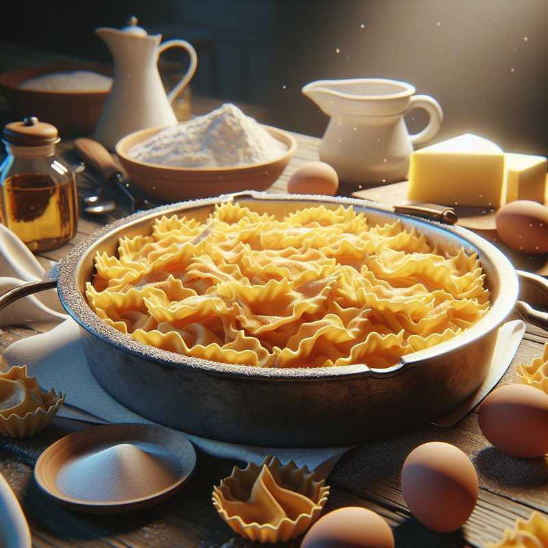 Shortcrust pastry with egg whites