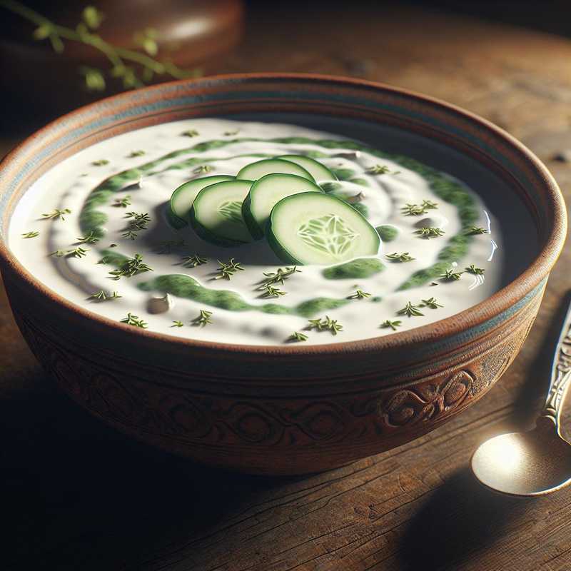 Cucumber and Yogurt Cream