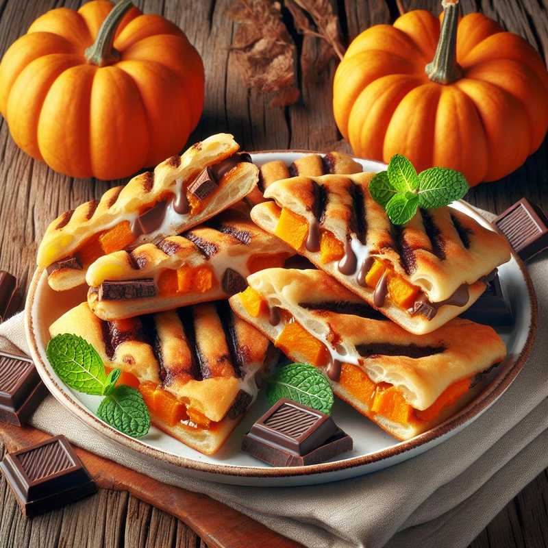 Pumpkin and Chocolate Sweet Rolls