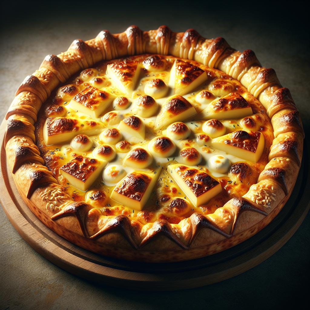 Rustic 4-cheese tart - Home