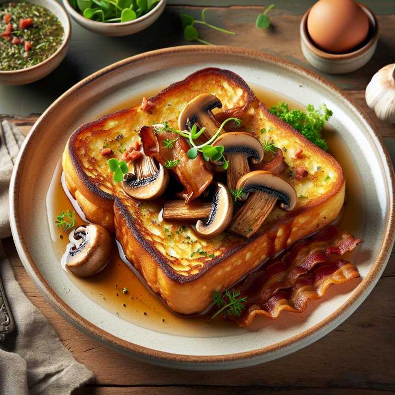 French toast salato