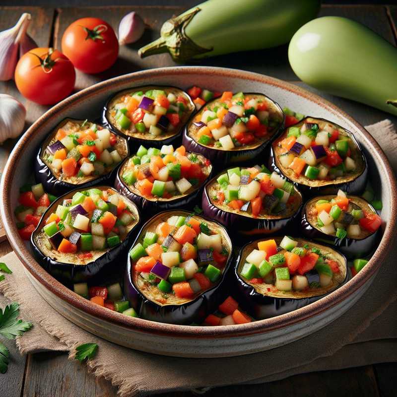 Vegetarian Stuffed Eggplants