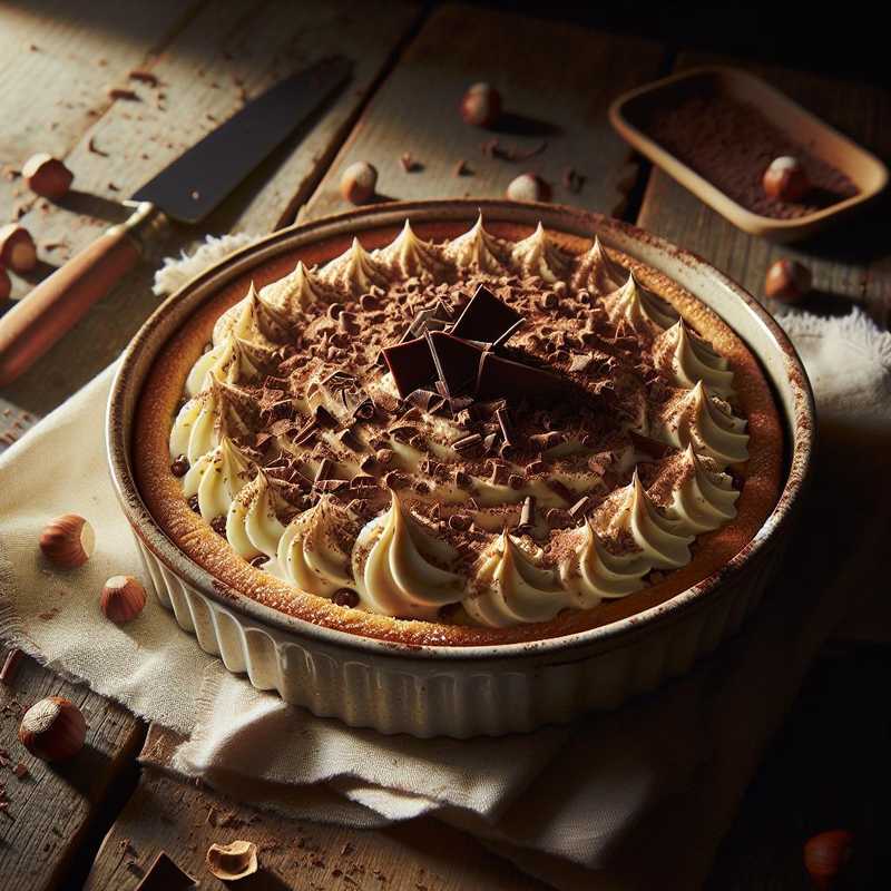 Hazelnut, Mascarpone and Chocolate Cake