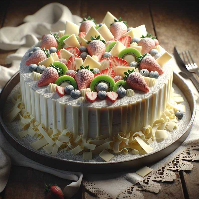 White Chocolate Ice Cream Cake