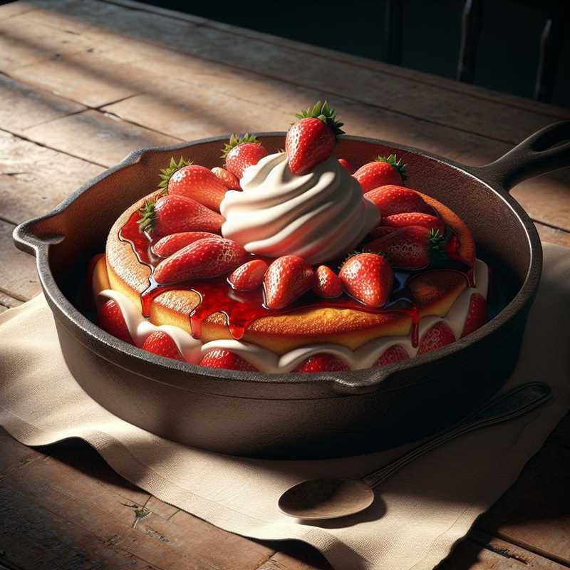 Strawberry Cake with Chantilly Cream