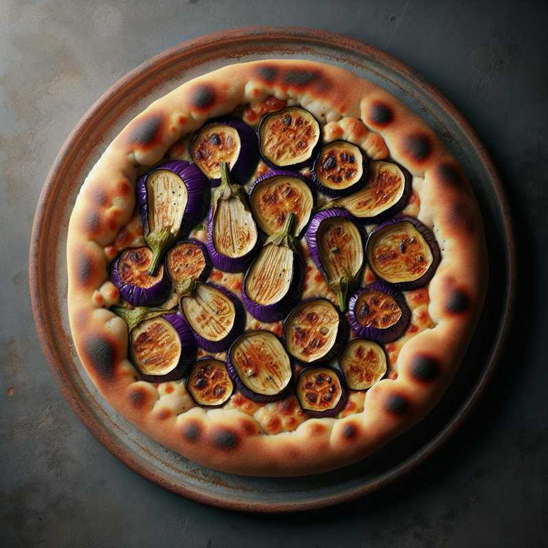 Focaccia with eggplant