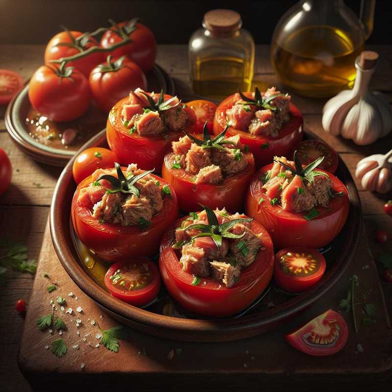 Tuna Stuffed Tomatoes