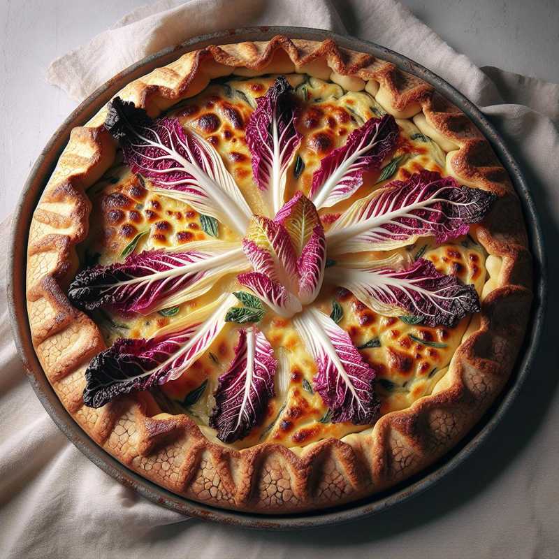 Rustic Tart with Stracchino and Radicchio