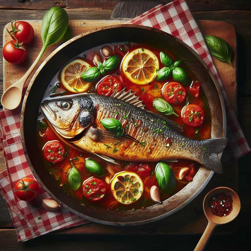 Spigola all'acqua pazza