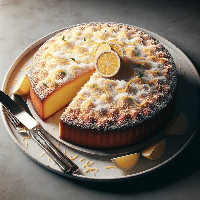Torta cocco e limone